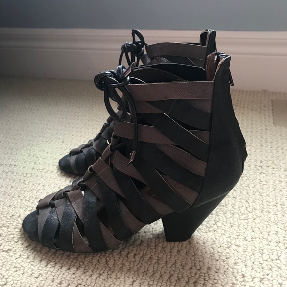 Jeffrey Campbell Ibiza Last Strappy Sandal Heels - Picture 2 of 4